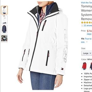 NWT Tommy Hilfiger Women's 3 in 1 Systems Jacket